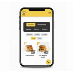 Application R'eat'Chy - Écran menu
